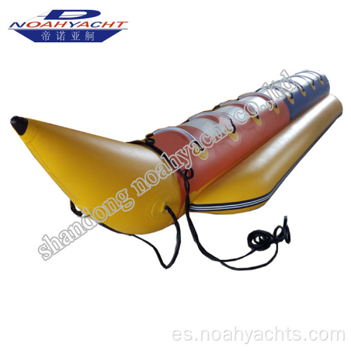 Barco de plátano de agua inflable para 10 personas